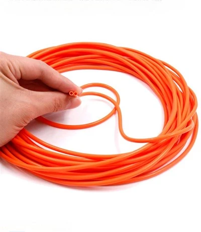 Tubes en silicone orange